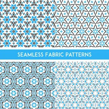 Fabric Patterns Stock Illustration