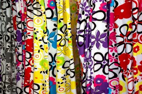 Fabric patterns Foto stock