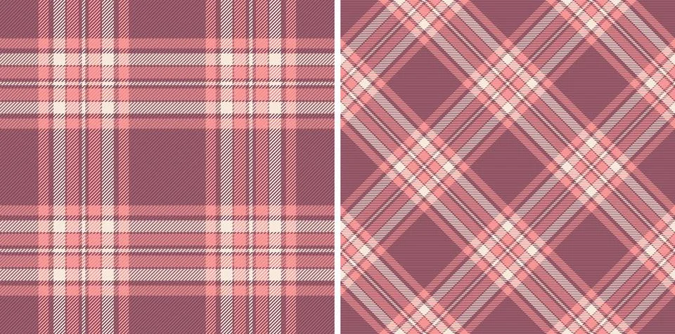 Fabric plaid background of pattern seamless textile with a vector texture c.. Illustrazione stock