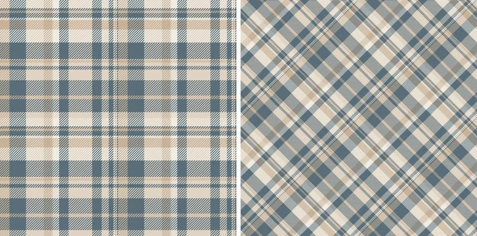 Fabric plaid textile of pattern background texture with a seamless check ta.. Illustrazione stock