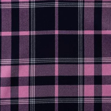 Fabric plaid texture background. pink and black check pattern. Stock Photos