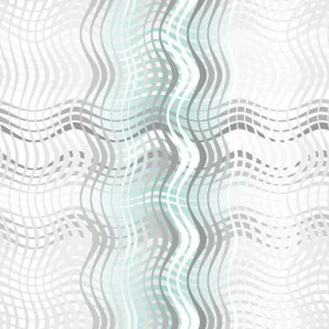 Fabric plaid texture (Vector seamless wave background) Stock Illustration