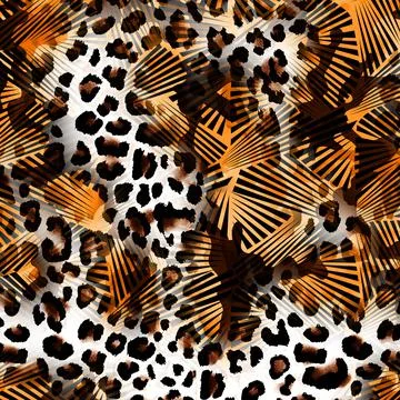 Fabric print patterns for textile Illustrazione stock