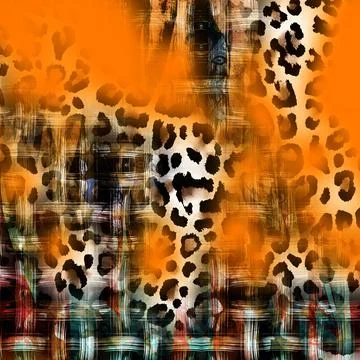 Fabric print patterns for textile Illustrazione stock