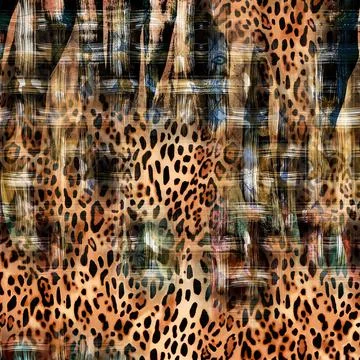 Fabric print patterns for textile Stock Illustration