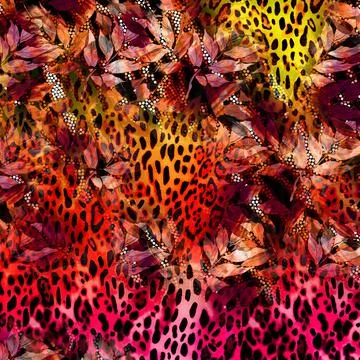 Fabric print patterns for textile Stock Illustration