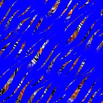 Fabric print patterns for textile Stock Illustration