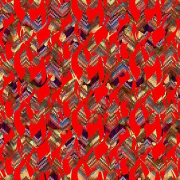 Fabric print patterns for textile Illustrazione stock