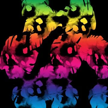 Fabric print patterns for textile Illustrazione stock