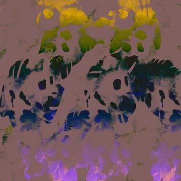 Fabric print patterns for textile Illustrazione stock