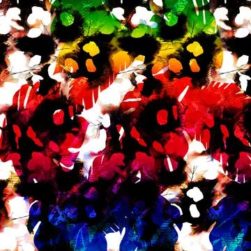 Fabric print patterns for textile Stock Illustration