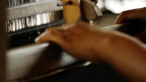 Fabric production 6 Stock-Footage 7729222