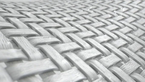 Fabric render white with bubbles EX Stock Footage 77606881