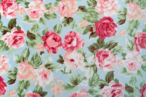 Fabric Rose Pattern 스톡 사진