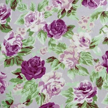 Fabric Rose Pattern Stock Photos