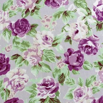 Fabric Rose Pattern Stock Photos