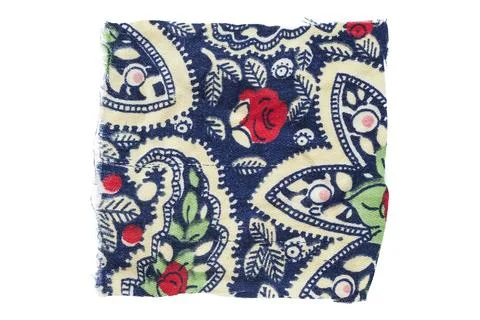 Fabric sample isolated 스톡 사진