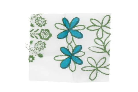 Fabric sample isolated 스톡 사진