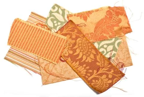 Fabric samples Stock Photos