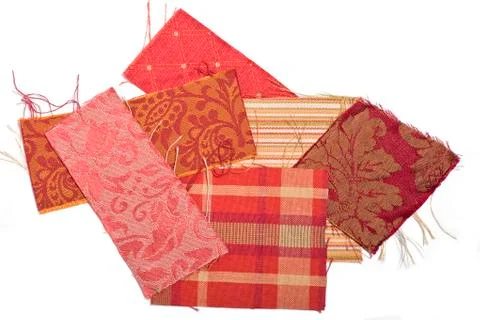 Fabric samples Stock Photos