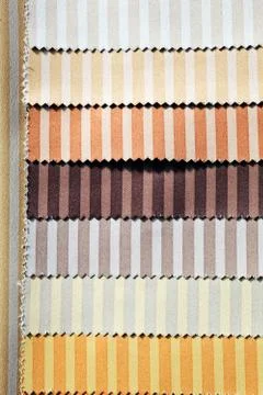 Fabric samples for textil Stock Photos