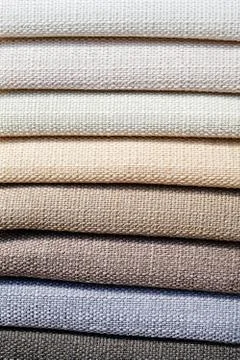 Fabric samples for textil Stock Photos