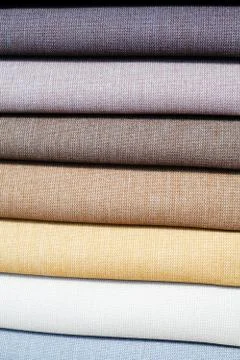 Fabric samples for textil Stock Photos