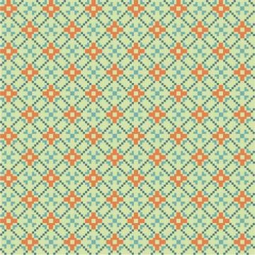 Fabric seamless pattern Stock Illustration