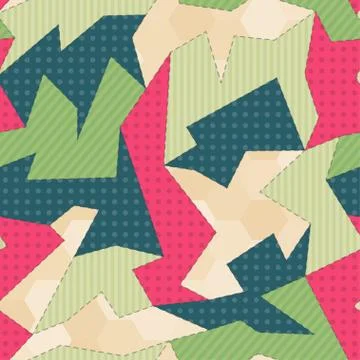 Fabric seamless pattern Stock Illustration