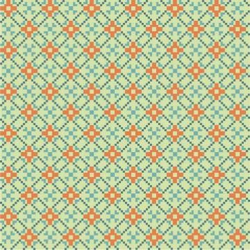 Fabric seamless pattern Illustrazione stock