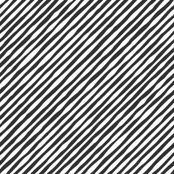 Fabric seamless pattern with textile line texture, black on white background Stock Illustration