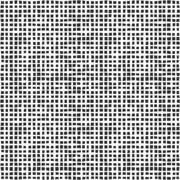 Fabric seamless pattern with textile mesh texture, black on white background Stock Illustration