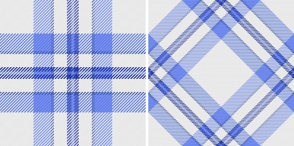 Fabric seamless textile of vector background pattern with a tartan check te.. Illustrazione stock