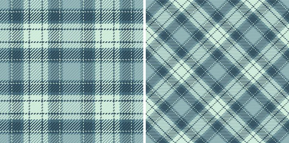 Fabric seamless vector of background textile plaid with a check pattern tex.. Stock Illustration