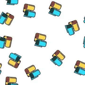 Fabric silk vector seamless pattern 库存插图