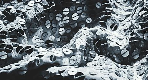 Fabric Silver texture with spangles. Background sequin. Glitter texture. Fabr Stock Photos