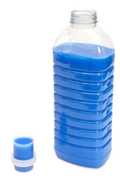 Fabric softener with applying cap Foto stock