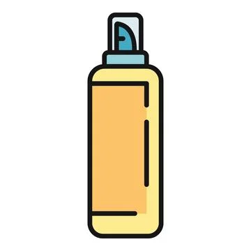 Fabric softener spray bottle for laundry and cleaning Stock Illustration