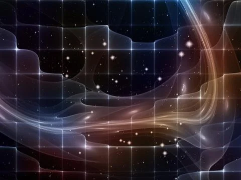 Fabric of Space Stockillustratie