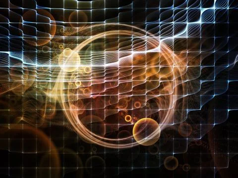 Fabric of Space 库存插图