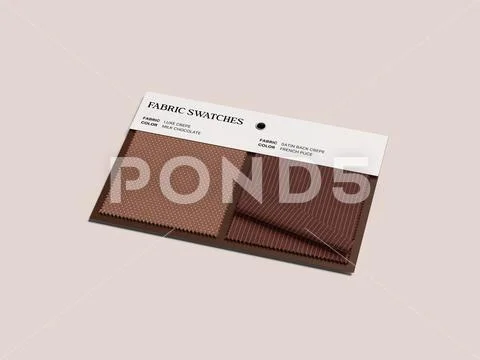 Fabric Swatches Mockup PSD Template