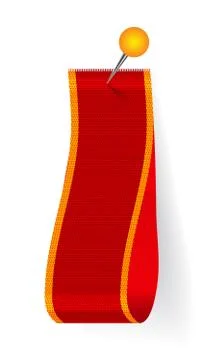 Fabric tag label Illustrazione stock