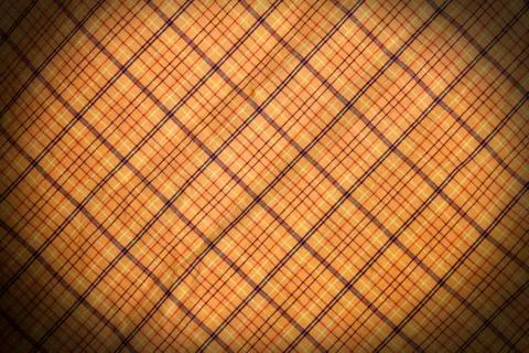 Fabric textile background with square pattern Stock Photos