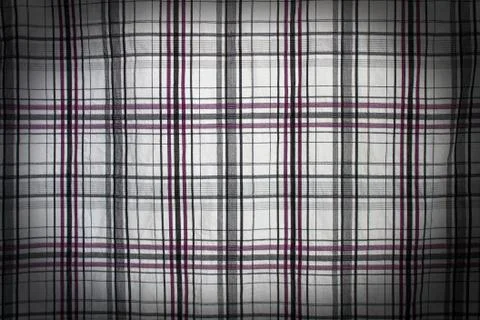 Fabric textile background with square pattern Stock Photos