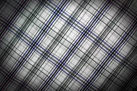 Fabric textile background with square pattern Stock Photos