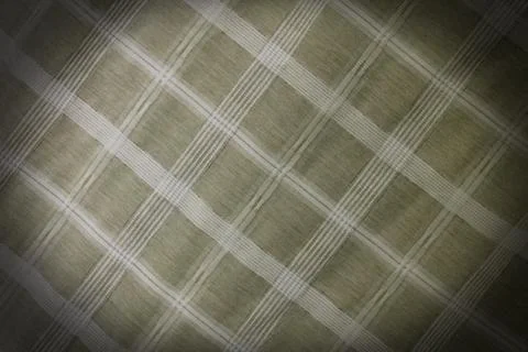 Fabric textile background with square pattern Stock Photos