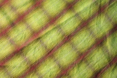 Fabric textile background with square pattern Stock Photos