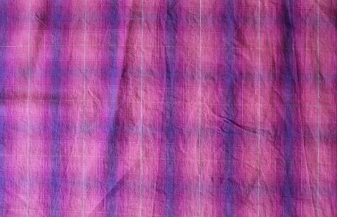 Fabric textile background with square pattern Stock Photos