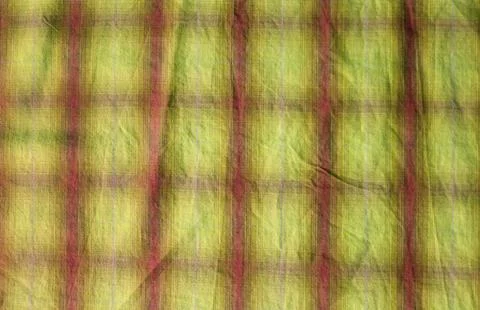 Fabric textile background with square pattern Stock Photos