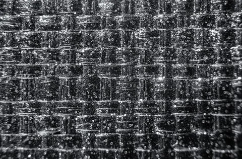 The fabric Textile Background With The Striped Pattern . Stock Photos